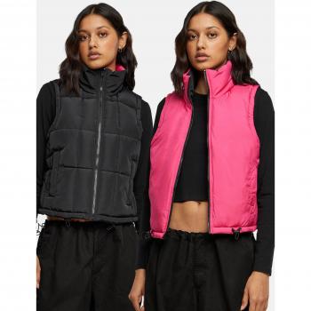 Piumino Donna Urban Classics 2‑in‑1 Nero e Rosa