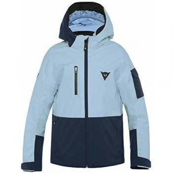 Dainese Ribbo HP Jacket Blouson de Ski Mixte Enfant, Noir-Iris/Dusk-Bleu, FR : S