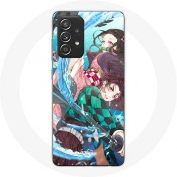 Écran de sécurité Galaxy A52 : Tanjiro & Nezuko – Design Assassin