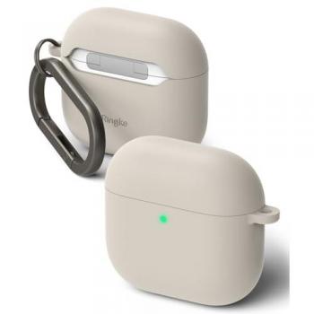 Custodia beige Ringke per AirPods 4