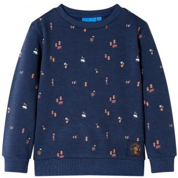 Felpa per Bambini Blu Marino Mélange 116