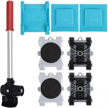 Set de herramientas para mover muebles, 8 unidades
