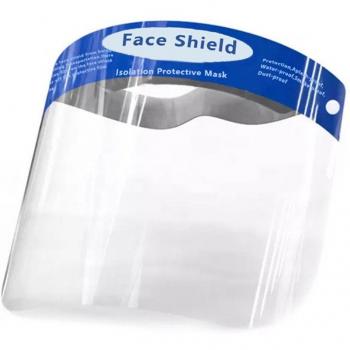 Visière Faciale Transparente Antivapeur (Pack de 5-30 unités, Bleu)
