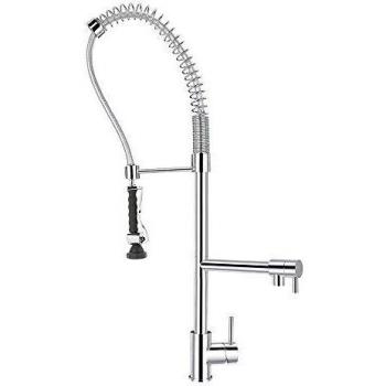 Clever Chef Robinet de cuisine avec bec latéral droit 750 mm