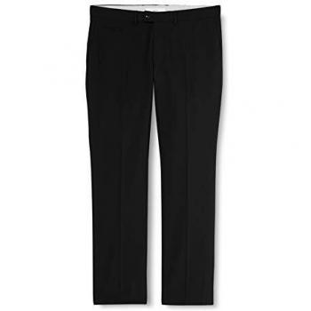BRAX Herren Style Enrico Flatfront Business Hose, Schwarz, 44W / 32L EU
