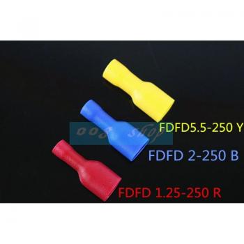 Conector y Terminal de Engarce Pala Aislada FDFD1.25‑250 – Macho