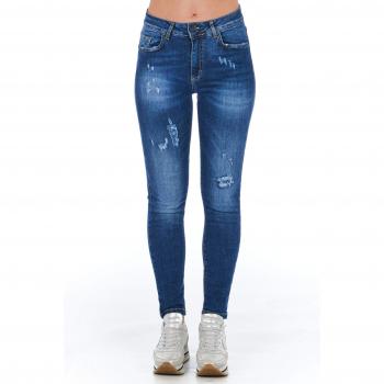 Frankie Morello Blue Skinny Denim Jeans