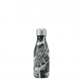 S’well 260ml Vacuum‑Insulated Stainless Steel Bottle, Baltic Green Marble Design