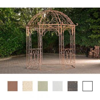 CLP Rosenpavillon Leila I Rankpavillion Aus Pulverbeschichtetem Eisen I Gartendekoration Im Jugendsstil, Farbe:antik braun