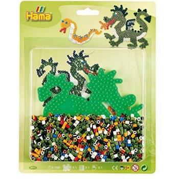 Hama Midi Bügelperlen Set Drache für kreativen Bastelspaß