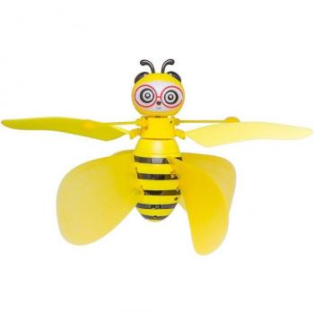 Avion RC à induction abeille avec lumière LED et capteur de mouvement