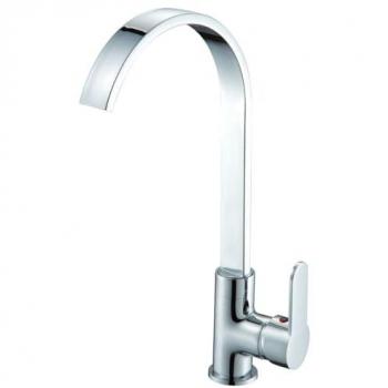 Artic Grifo Fregadero Palanca Simple Curvado Atlantic