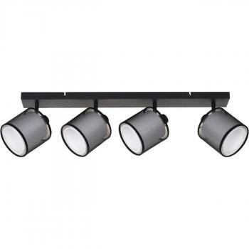 Lindby Chizoma 4-Light Downlight with Fabric Lampshades