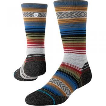 Calzini Stance Performance Light Wool Nero e Rosso Crew EU 43-46