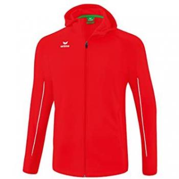 Unisex Erima Liga Star Red Hooded Pullover for 4-Year-Olds