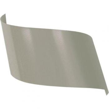 Aplique Decorativo Tósol Vira: Metal Geométrico Taupe 17×9.5 cm