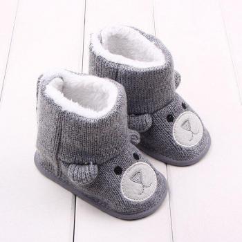 Cute Bear Design Baby Winter Shoes