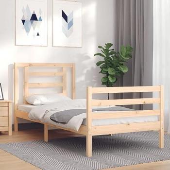 Vidaxl Solid Wood Bed Frame 90x200 cm without Mattress