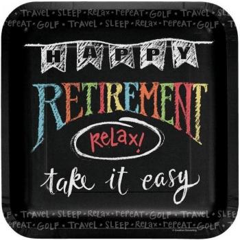 Chalk Sketch Celebration Plates (Pack of 8)