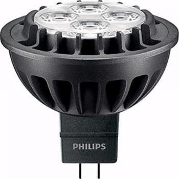 Philips LED‑Glühbirne 7 W GU5.3 – Schwarzes Design – Klasse A
