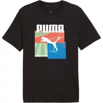 Grafisk Puma T-shirt för Aktiva Sommardagar