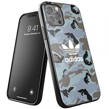 Coque Snapcase Camouflage Adidas pour iPhone 12/12 Pro, Bleu/Noir