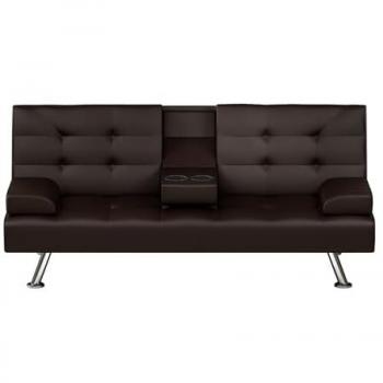 Klappsofa Marwan von HTI-Living mit integriertem Getränkehalter