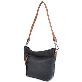 Schwarzes Berba Chamonix Crossbody‑Bag – 125-052 Lederhandtasche