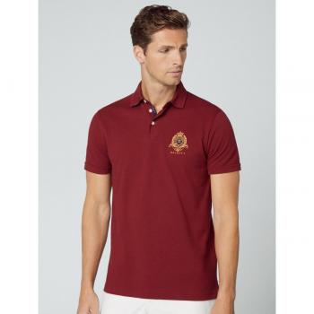 Polo de hombre en color burdeos de Hackett