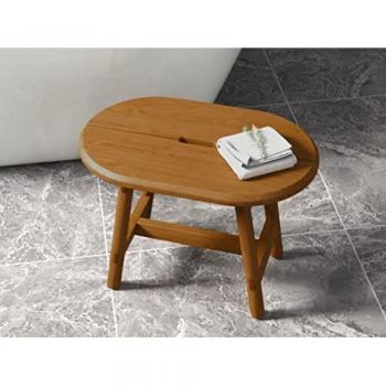 Destiny Hocker SPA & LIVING, Saunabank oval 65 x 42 x 46,5 cm, Teak