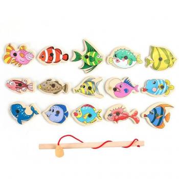 Cartoon Magnetic Fishing Board Game