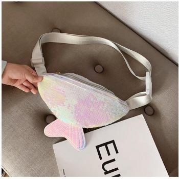Fanny pack paillettes multicolores