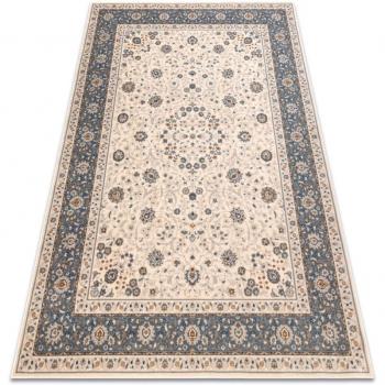 Tappetino Nain Ornamento Telaio Beige Blu 7179/51643