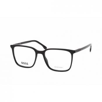 BOSS 1833 807 Men’s Glasses – 57mm, Black, No Lens Included, Blue‑Light Filter