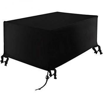 Couverture de meubles de jardin Xiliy noire 170x94x70 cm