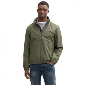 Tom Tailor Denim Blouson mit Stehkragen und langen Ärmeln