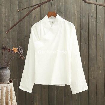 Elegant Chinese Heritage Hanfu Top – Women's Kimono Style