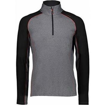 Rolli CMP Herren Ski Shirt 39L2407 Nero Mel 52