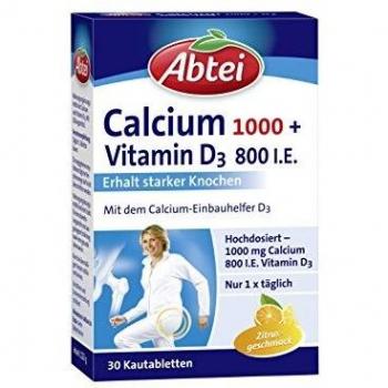 Calcium 1000 Plus D3 Osteo Vital Kautabletten (30 Tabletten)