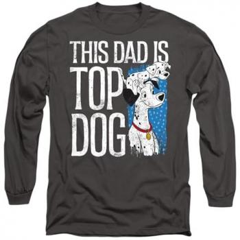 Disney 101 Dalmatians Father Edition Long Sleeve, Light Graphite
