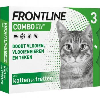 3 Pipetten Frontline Combo Spot-On Kat