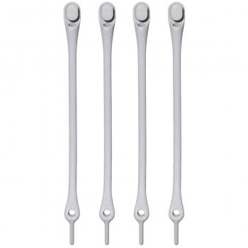 HICKIES 2.0 Grey No-Tie Shoelaces