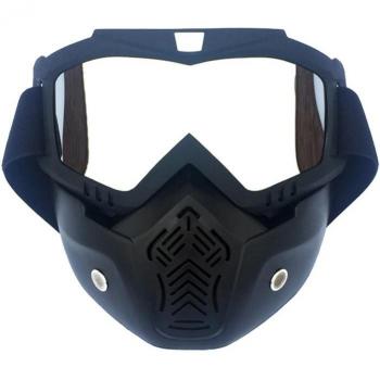Sportliche Gesichtsmaskenbrille für Schneemobilfahrer