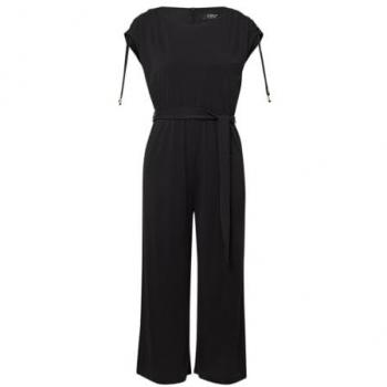 S.Oliver BLACK LABEL Damen-Overall Jumpsuit Regular Fit in Schwarz – 34 (Modalmix)