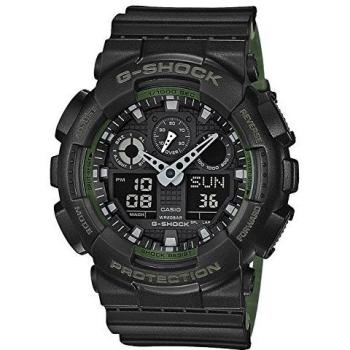 GA‑100L Casio G‑Shock Herrenuhr – analog/digital, Resin-Armband