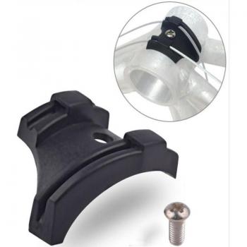 Lazo de Soporte Inferior Negro para Bicicletas de Montaña