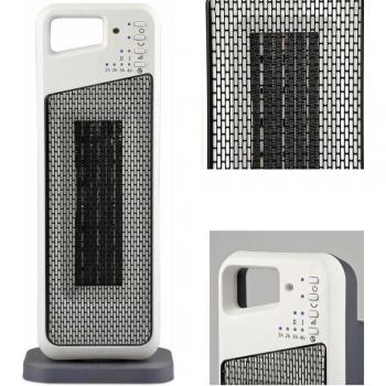 Calefacción Eléctrica Cerámica 2000W con Termostato Vertical