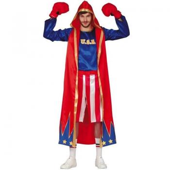 Disfraz de boxeador talla M para adultos con pantalones y bata larga