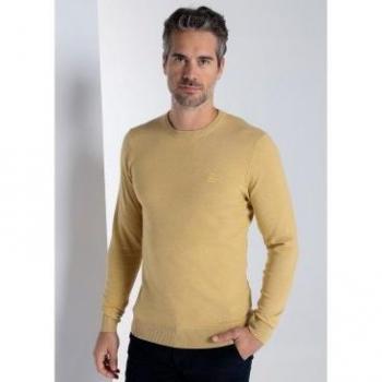 Pull Col Bénitier Moutarde pour Homme Bendorff