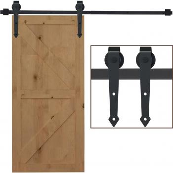 Kit de Accesorios para Puerta Corredera Homcom 200cm
